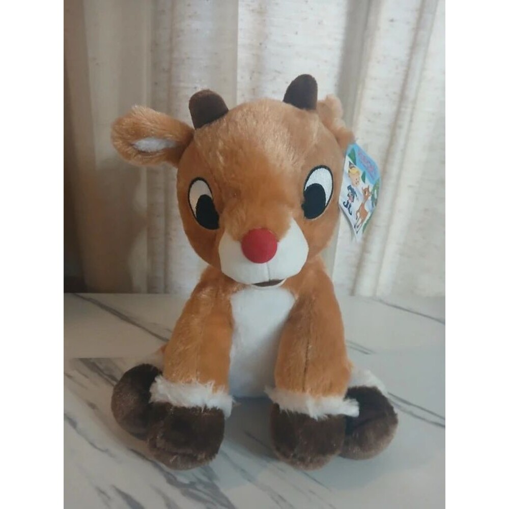 Rudolph 10" Plush Reindeer Holiday Toy